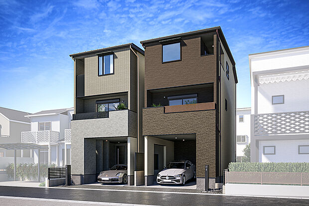 【外観完成予想図】T-1、T-2/外観完成予想図