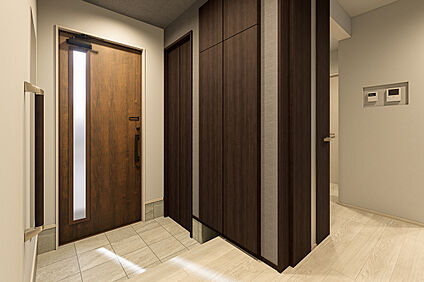 玄関完成予想図