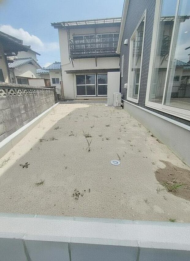 南向きのお庭