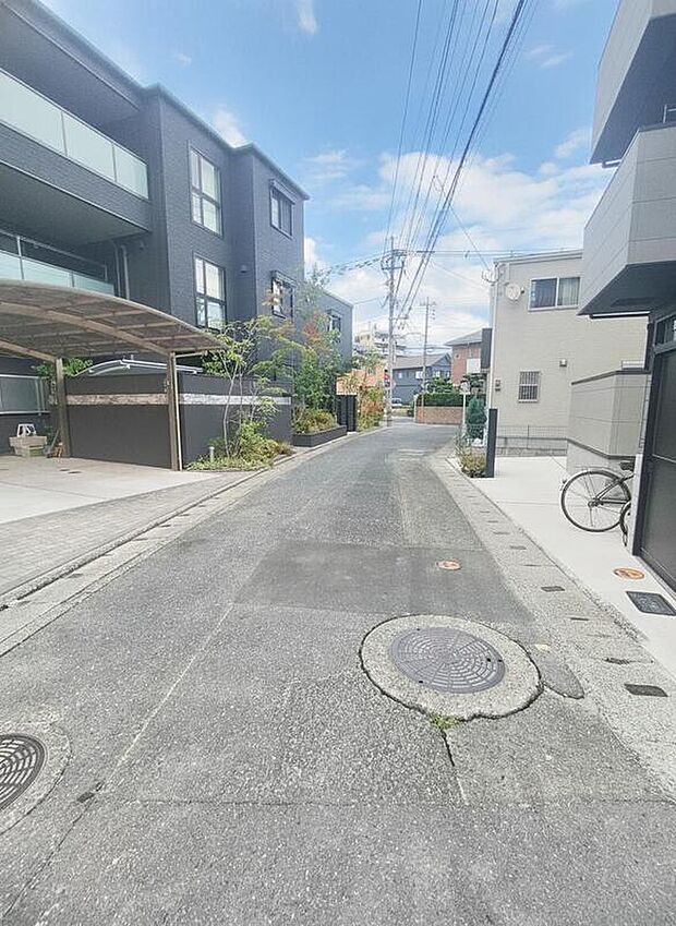 現地前面道路