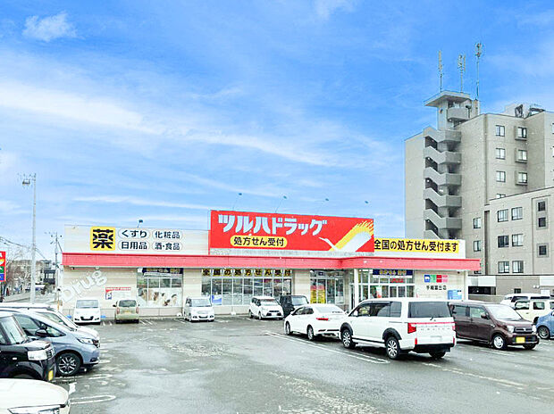 ツルハドラック手稲富丘店(約690m)