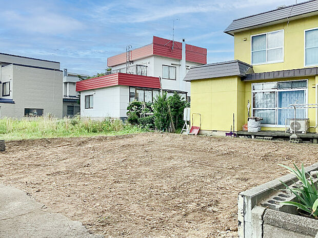 【【現地写真】】開放感のある整形地。建築後の生活もしやすい立地です。
（2025年9月撮影）