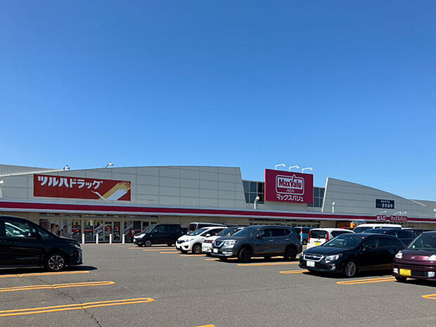 ツルハドラッグマックスバリュ恵庭店（約850m）