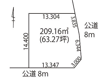 開放感あふれる角地です。採光や通風が期待でき、快適に暮らせるお住まいが実現できます。 