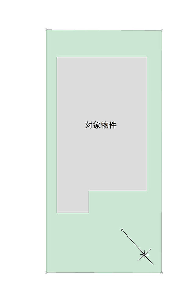 【3LDK】土地面積は約33坪。幅員約6mの南西側道路に面し陽当り良好、開放感のある立地です。