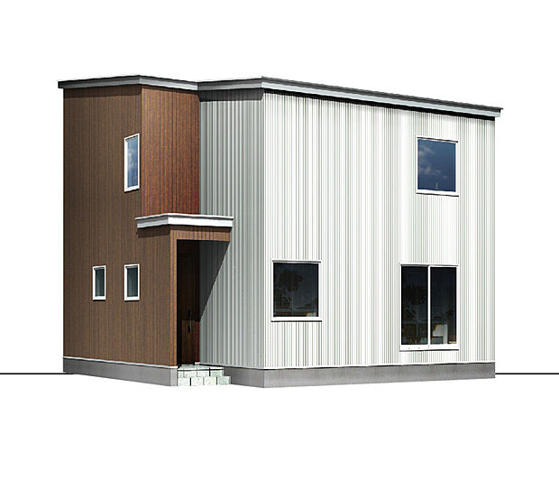 【参考プラン例【外観イメージ】】建物面積　100.41m2
建物価格　1890万円
※設計プランの参考一例であって、当該プランの採用可否は任意です。