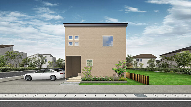 【【建築プラン例】】建物面積：113.86m2
建物価格：2220万円
※杭工事、分水工事、諸費用別途
※設計プランの参考一例であって、当該プランの採用可否は任意です。