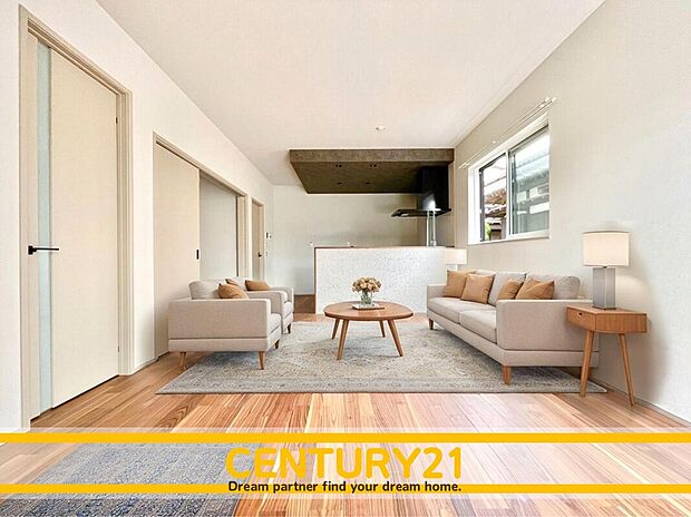 ※家具・CG加工はイメージです。販売価格等には含まれません。
■■憩いのリビング■■
リビングとダイニングの空間機能を活かし、巧みに使い分ける発想が、ライフスタイルに新しいゆとりをもたらします。