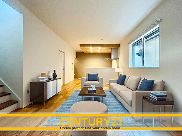 ※家具・CG加工はイメージです。販売価格等には含まれません。
■■憩いのリビング■■
リビングとダイニングの空間機能を活かし、巧みに使い分ける発想が、ライフスタイルに新しいゆとりをもたらします。

