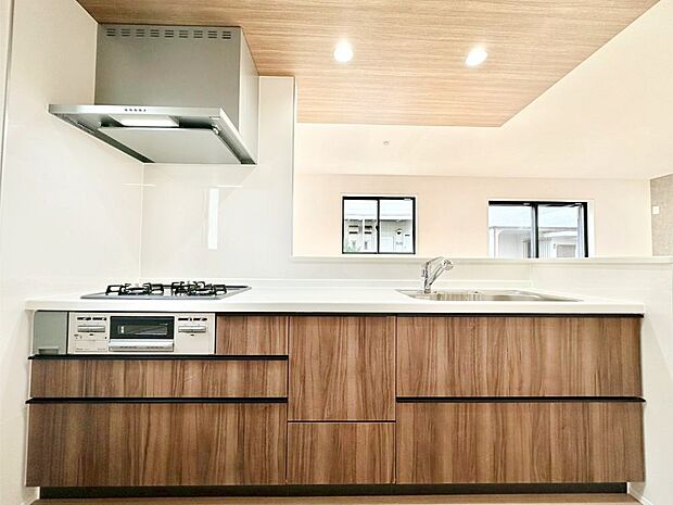 【キッチン】お料理を効率的に、楽しく！システムキッチン  