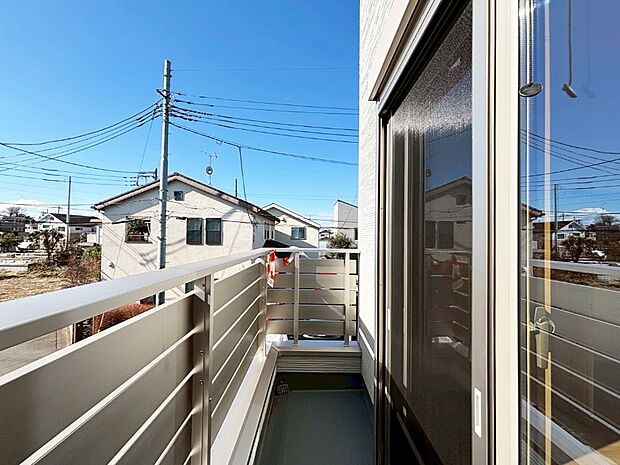 【バルコニー】風通しの良いバルコニー