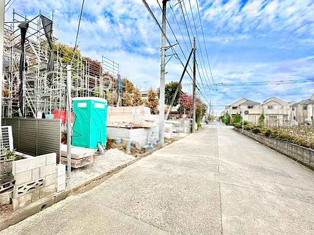 【前面道路含む現地写真】ここから始まる新生活を応援いたします