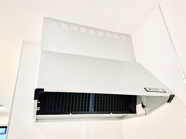 【その他設備(レンジフード)】基本的なお手入れはフィルターのみ！お手入れのしやすさも魅力です。