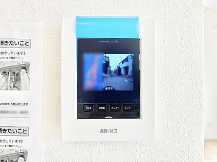 TVモニター付きインターフォン