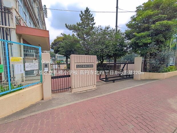 杉並区立馬橋小学校(約220m)