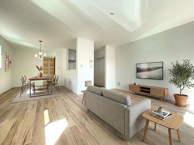 リビング(配置してある家具はCGによるイメージです)