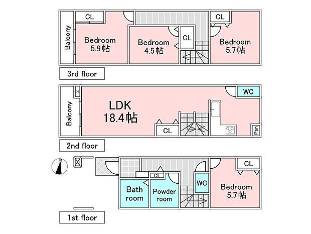 B号棟参考プラン（建物込5,480万円）