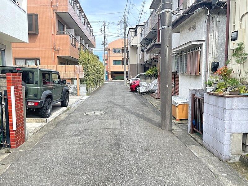 現地前面道路