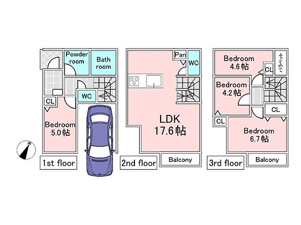 【C号棟参考プラン】建物込5980万円、土地面積55.98m2、建物面積89.74m2
期間限定!建物フリープランに付き、お客様のご要望をお聞かせください!