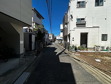 現地前面道路