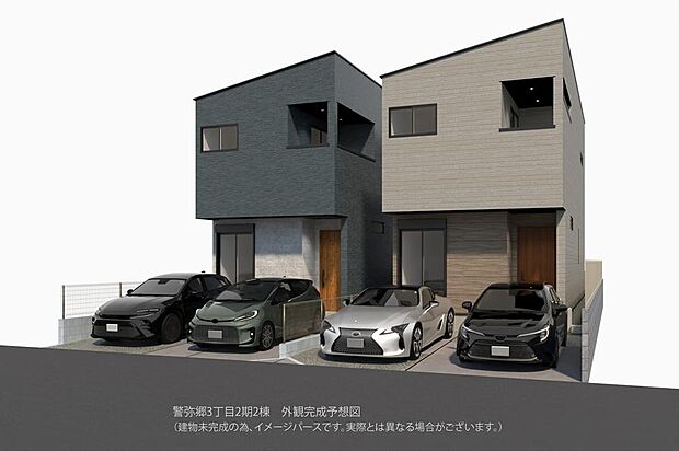 【ネクストの家/南区警弥郷3丁目 2期】
JR博多南線「博多南」駅まで徒歩21分の立地。家計にも地球にもやさしいオール電化仕様の住まいです。カースペース2台分有(車種による)。