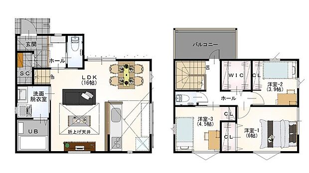 建物価格1760万円、建物面積87.77m2