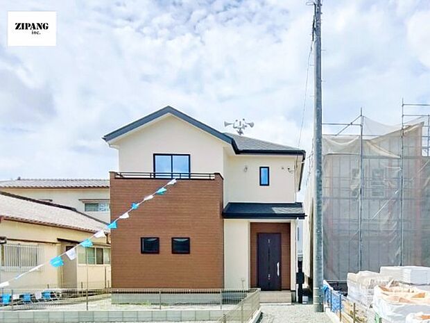 【現地外観写真】現地完成済みですので即日見学可能です♪周辺物件とともにご紹介させていただきますのでお気軽にお問い合わせください!