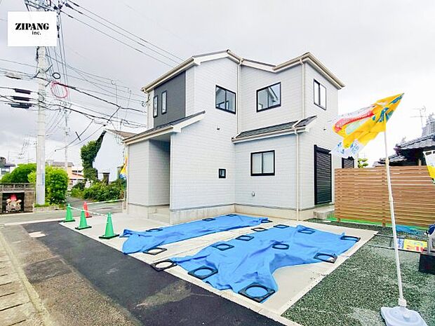 【現地外観写真】現地完成済みですので即日見学可能です♪周辺物件とともにご紹介させていただきますのでお気軽にお問い合わせください!