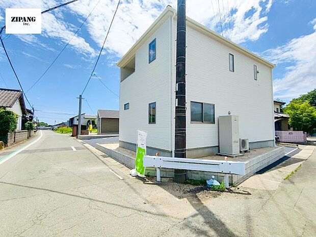 【現地外観写真】現地完成済みですので即日見学可能です♪周辺物件とともにご紹介させていただきますのでお気軽にお問い合わせください!