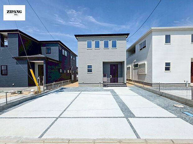 【現地外観写真】現地完成済みですので即日見学可能です♪周辺物件とともにご紹介させていただきますのでお気軽にお問い合わせください！ 