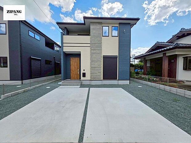 【現地外観写真】現地完成済みですので即日見学可能です♪周辺物件とともにご紹介させていただきますのでお気軽にお問い合わせください!