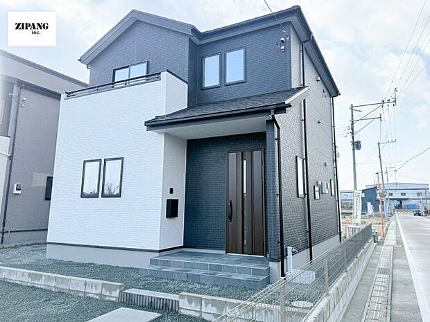 【現地外観写真】現地完成済みですので即日見学可能です♪周辺物件とともにご紹介させていただきますのでお気軽にお問い合わせください!