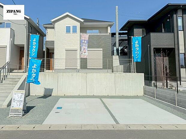 【現地外観写真】現地完成済みですので即日見学可能です♪周辺物件とともにご紹介させていただきますのでお気軽にお問い合わせください!