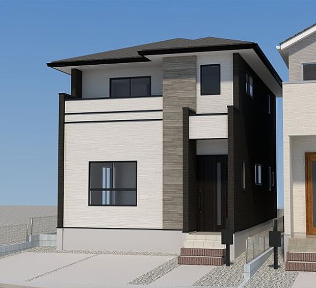 【現地外観写真】ただいま建築中です♪周辺物件とともにご紹介させていただきますのでお気軽にお問い合わせください。(画像は完成イメージです)