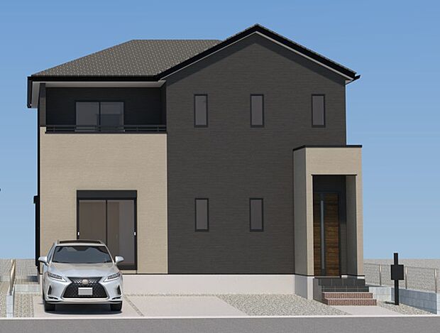 【現地外観写真】ただいま建築中です♪周辺物件とともにご紹介させていただきますのでお気軽にお問い合わせください。(画像は完成イメージです)