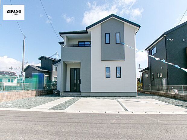 【現地外観写真】現地完成済みですので即日見学可能です♪周辺物件とともにご紹介させていただきますのでお気軽にお問い合わせください♪