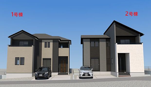 【外観】【現地外観写真】ただいま建築中です♪周辺物件とともにご紹介させていただきますのでお気軽にお問い合わせください。(画像は完成イメージです)