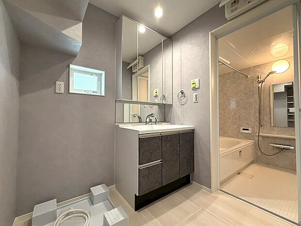 【◆洗面化粧台】同仕様施工例写真になります。完成前になりますのでショールームにて実際の品質をご覧いただいながら丁寧にプレゼンテーションさせていただきます。より具体的なイメージを掴んでいただける様、サポートいたします。