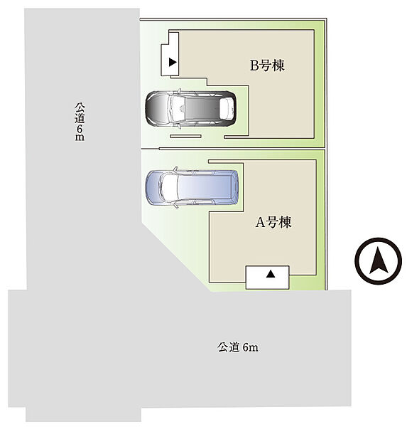 ルシェール蕨塚越III　区割り図