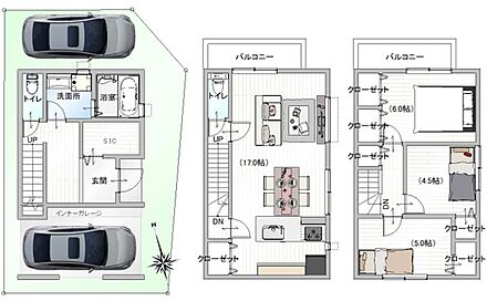 参考プラン(2)土地建物セット価格3680万円 