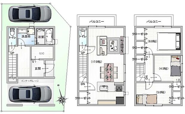 参考プラン(2)土地建物セット価格3680万円