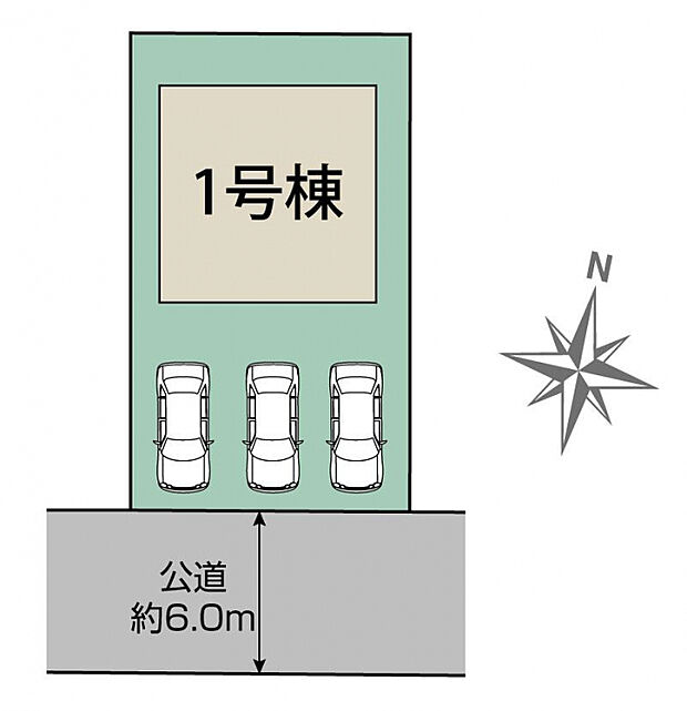 札幌市東区北45条東8丁目1棟 区画図