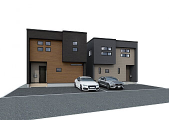 ブルーミングガーデン 江別市野幌代々木町2棟 外観