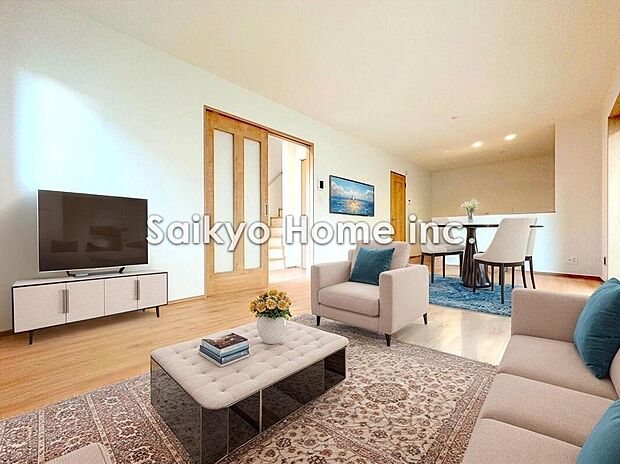 リビング※家具等はCG加工しております。