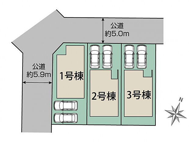 千葉市若葉区千城台南1丁目3棟 区画図
