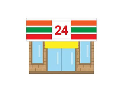 セブンイレブン福岡石丸店 350m