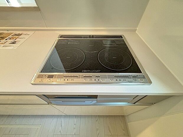 【その他設備】吹きこぼれのお掃除もお手入れも簡単♪