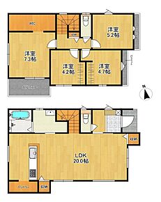 ※有効宅地面積158.38m2 