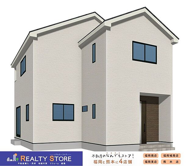 ☆2号棟☆【完成予想図】※現在建築中の為、同メーカー、同仕様の完成物件へご案内致します＾＾雰囲気、設備等お確かめ下さい！※