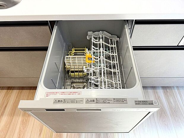 【その他設備】【食器洗浄乾燥機】時短家事の強い味方♪冬の手荒れからも守ってくれます♪